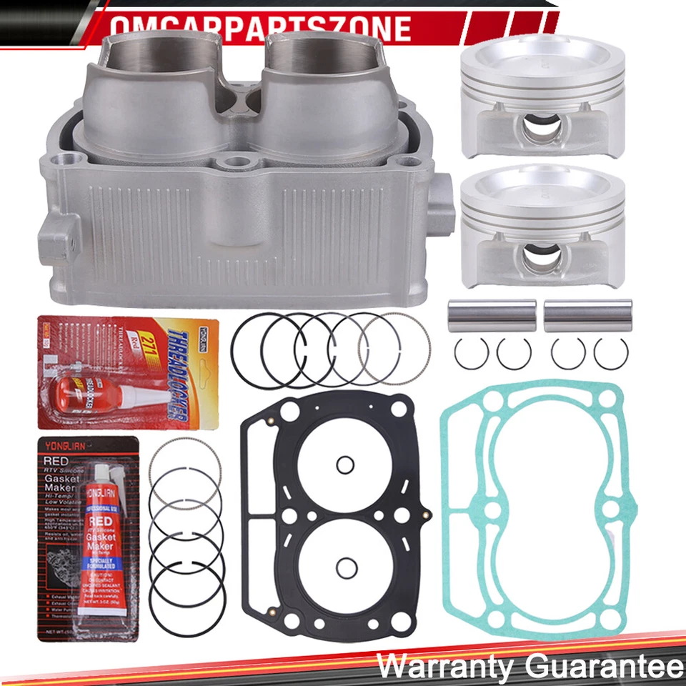Kit de extremo superior para Polaris Sportsman 800 2008-2014 reconstruir junta de pistón de cilindro Foto 3 de 4