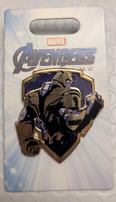 Disney Pin Marvel Avengers Endgame Thanos Battle Armor w/backing card