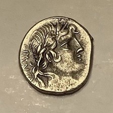 Roman Empire Vibia Gaius Vibius Pansa C.vibivs .c.f 90-89 Denarius