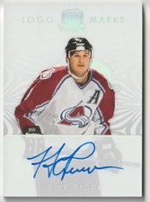 2023-24 UPPER DECK THE CUP LOGO MARKS AUTO MIKE RICCI COLORADO AVALANCHE #LM-MR