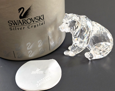Swarovski Crystal 7637 000 006 Grizzly Bear 3.5