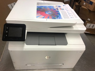 HP Color LaserJet MFP M283fdw All-In-One Wireless Laser Printer Copier 15k pgs!