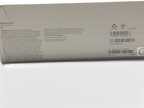 Google Nest Hub 7inch, 2nd GEN (GA02308-US)-NEW IN BOX - Picture 6 of 6
