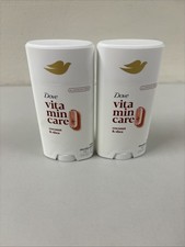 2 Dove VITAMIN CARE 72hr Deodorant 2.6oz aluminum free COCONUT  SHEA B27