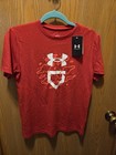 New UNDER ARMOUR Youth T-shirt. Size YLG. Red. NWT