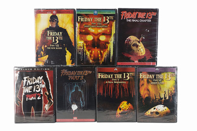 Friday The 13th 2, 3, Final Chapter, 5, 6 , 7, 8 - DVD - Collection. New Sealed