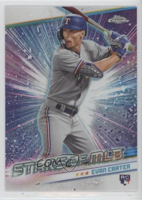 2024 Topps Series 2 Stars of MLB Chrome Evan Carter #CSMLB-47 Rookie RC 11qz