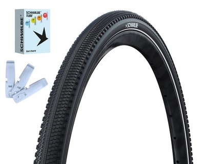 Schwalbe G-ONE Comp Plus Reifen + Schlauch + Reifenheber Set - 2026 - Gravel