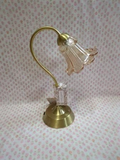 Laura Ashley Tulip Flower Glass Shade  Touch Table Lamp