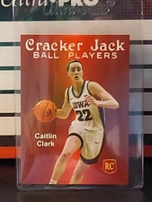 Caitlin Clark Cracker Jack no border Indiana Fever rookie  card 💥 free ship!