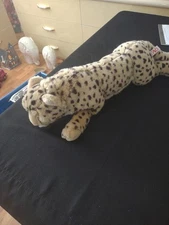 Realistic Plush Cheetah Leopard FAO Schwarz 2012 Toys R Us  Large