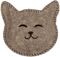 Clayre & Eef 66301 Filz-Schale Hund 15X16X4 Cm