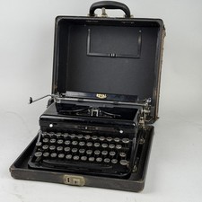 Vintage Royal Portable Typewriter Black Seria...