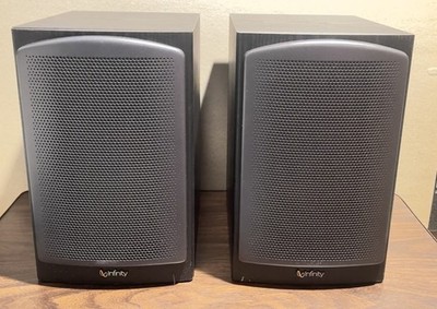 Infinity Beta 10 Reference Monitor Speakers Bookshelf HI FI 125 Watt Tested Pair