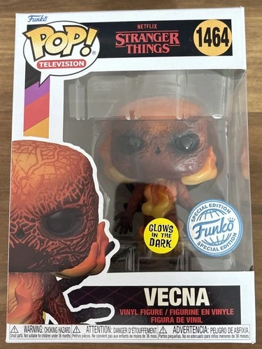 Funko Stranger Things Vecna Pop! #1464 Hot Topic Exclusive Glow Vinyl Figure
