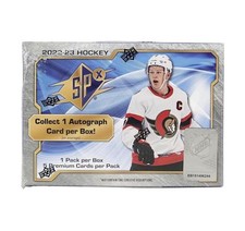 2022-23 Upper Deck SPX Hockey Hobby Box 1 AUTO PER BOX! 🔥 FREE SHIP
