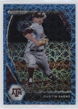 2021 Panini Prizm Draft Picks Blue Velocity Prizm Dustin Saenz #PDP112 2k3