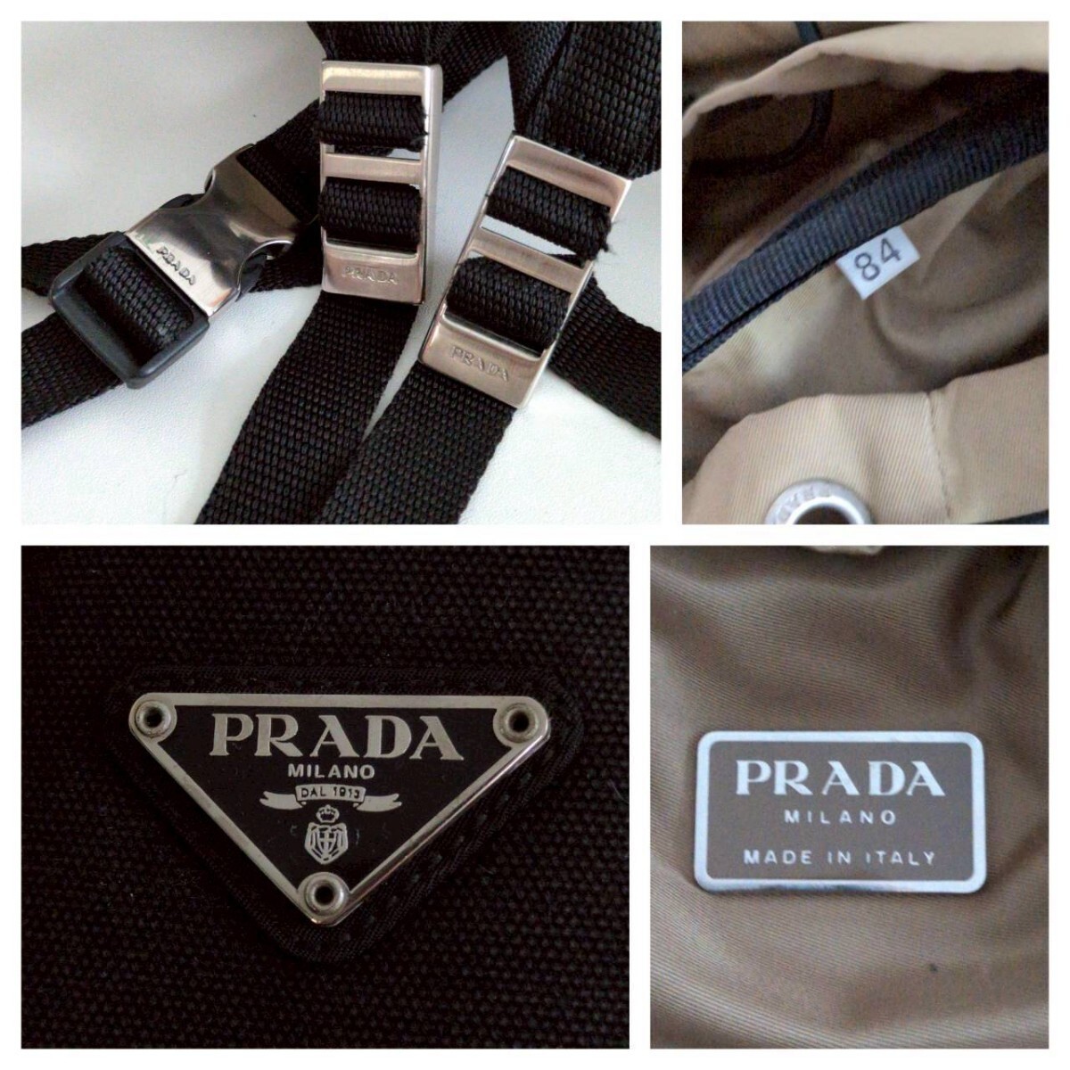 Condition PRADA V135 Mini Backpack Drawstring Mul… - image 7