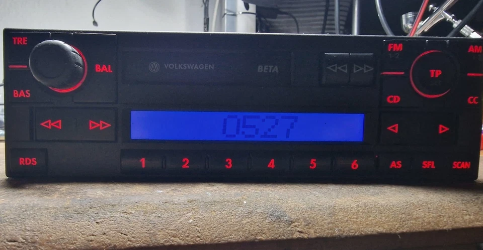 Volkswagen Beta V / 5 Autoradio Werksradio Kassettenradio Original VW - Bild 2 von 3
