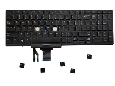 Dell Latitude E5550 / E5570 / Precision 7520  Keyboard Keycap Replacement Keys