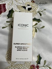 Iconic London SUPER SMOOTHER Blurring Skin Tint  DARK SHADES S 1.01 Fl Oz 30mL