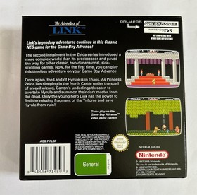 The Adventure of Link Zelda II Nintendo Game Boy Advance NES Classics Brand New