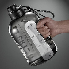1.7L 2.7L Sports Water Bottle Large Capacity Gym Fitness Camping Portable Kettle