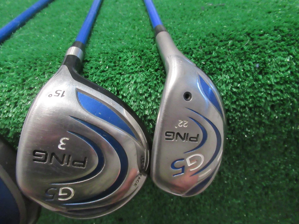 PING G2 G5 8.5* DRIVER 3 WOOD & 22* HYBRID SET PROLAUNCH REGULAR GRAPHITE RH - Image 3 of 4