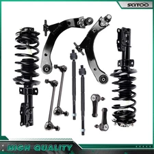For Chevy Cobalt HHR 2.2L 2.4L Front Struts Lower Control arms Ball joint Tierod