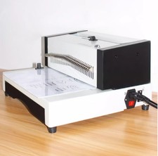 WE25A Office School Easy To Operate Wire Book Punching and Binding Machine