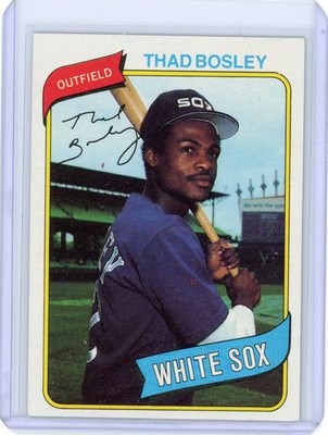 1980 TOPPS THAD BOSLEY #412 NM-MT SET BREAK CHICAGO WHITE SOX