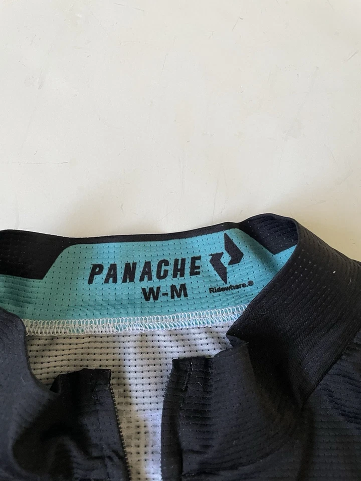 Camiseta deportiva de ciclismo Panache Houndstooth Racing para mujer mediana negra Foto 2 de 4