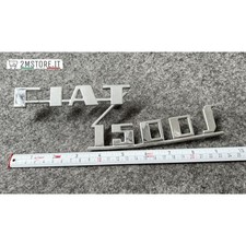 Fregio Logo Scritta in Metallo FIAT 1500 S OSCA Coupe Spider Originale d'Epoca