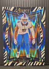 2024 Panini Select - Concourse Kaiir Elam #8 Zebra Shock Prizm