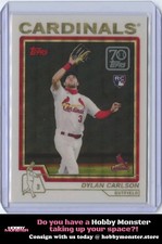 2021 Topps Dylan Carlson 70 Years SuperFractor Rookie RC 1/1 Cardinals