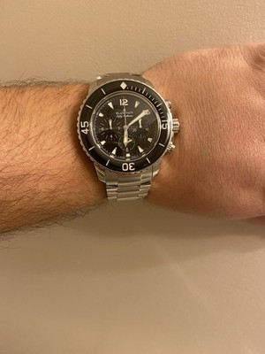 Blancpain Fifty Fathoms 45mm Black Dial flyback Chrono (complete set and more)