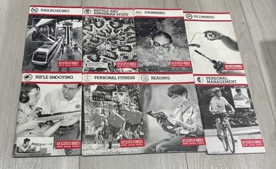 Boy Scouts Of America BSA Merit Badge Series Manual 90's Lot of 8