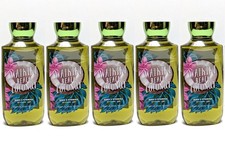 Lot of 5 Bath Body Works WAIKIKI BEACH COCONUT Shower Gel 10oz Fullsize Wash