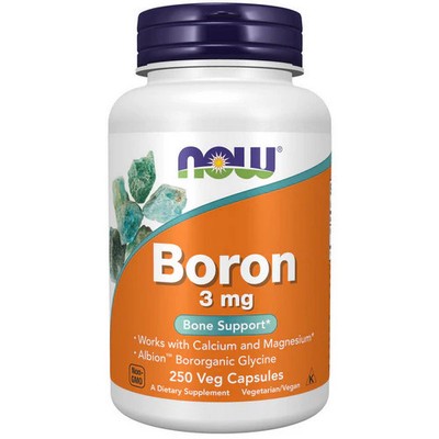Boron 250 Veg Caps 3 Mg by Now Foods