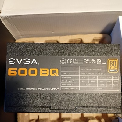 EVGA 600BQ 80+ Bronze 600W Semi Modular FDB Power Supply