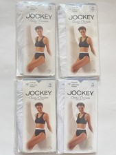 VTG 1998 Jockey French Cut Panties Underwear Size 7-G 42-44" White 4 Pairs New