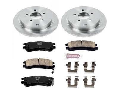 Rear Brake Pad and Rotor Kit fits Chevy Venture 2002-2004 AWD 66TVZQRP