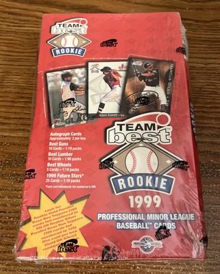 1999 TEAM BEST ROOKIE MINOR LEAGUE BASEBALL FACTORY SEALED BOX W/2 AUTOGRAPHS