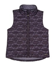 Kerrits Youth Girl Large Purple Horse Crazy Print Quilted Equestrian Puffer Vest