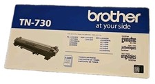 Genuine Brother TN-730 Black Toner Cartridge OEM Original TN 730
