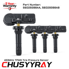 4pcs Tpms Tire Pressure Sensor 56029398ab For Jeep Chrysler Dodge Ram 4pcs Tpms Tire Pressure Sensor 56029398ab For Jeep Chrysler Dodge Ram