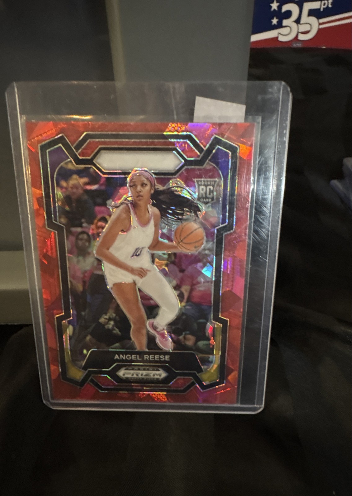 2024-25 Panini Prizm Draft Picks - Angel Reese #38 Red Ice Prizm (RC)