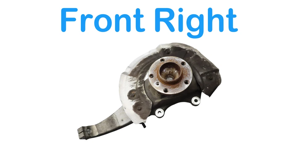 09-15 BMW 740Li 750Li tracción trasera delantero derecho pasajero lado eje nudillo buje fabricante original Foto 3 de 4