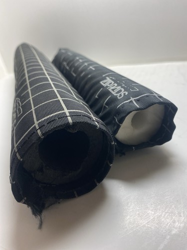 Zap Pads Set Old BMX Frame Pad handlebar stem pad combo original Checkered - Picture 5 of 6