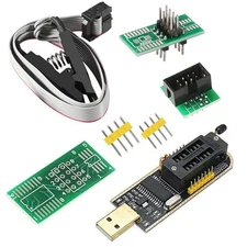 ABSOK SOIC8 SOP8 Flash Chip IC CH341A USB Programmer Flash BIOS Chip USB Prog...